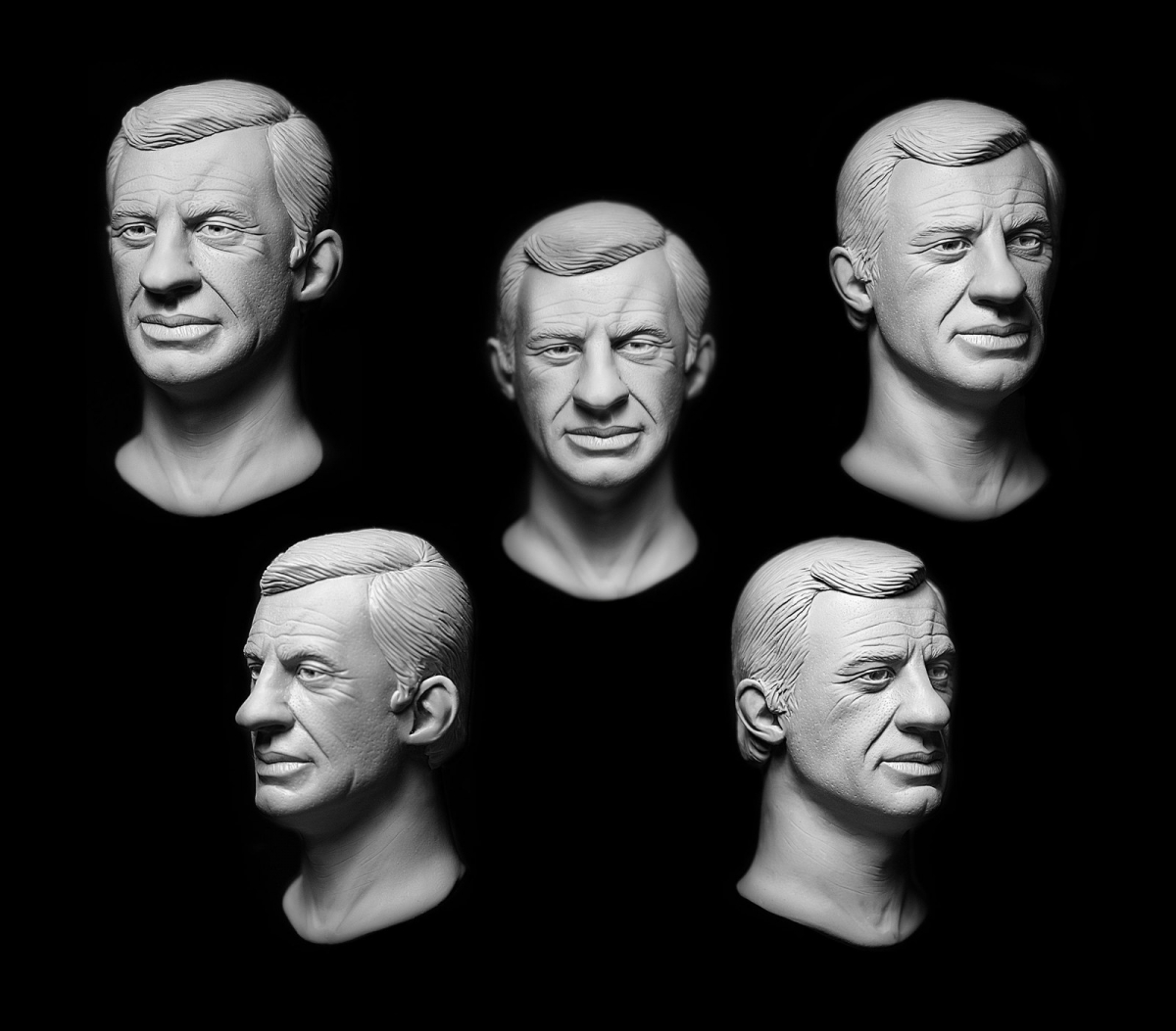 Headsculpt 1/6 scale –  Jean Paul