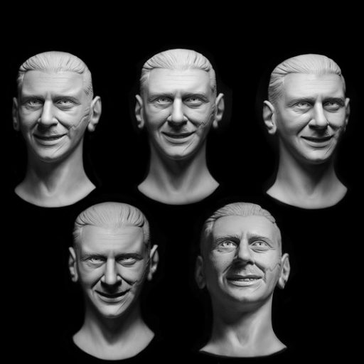 Headsculpt 1/6 scale – Otto Skorzeny