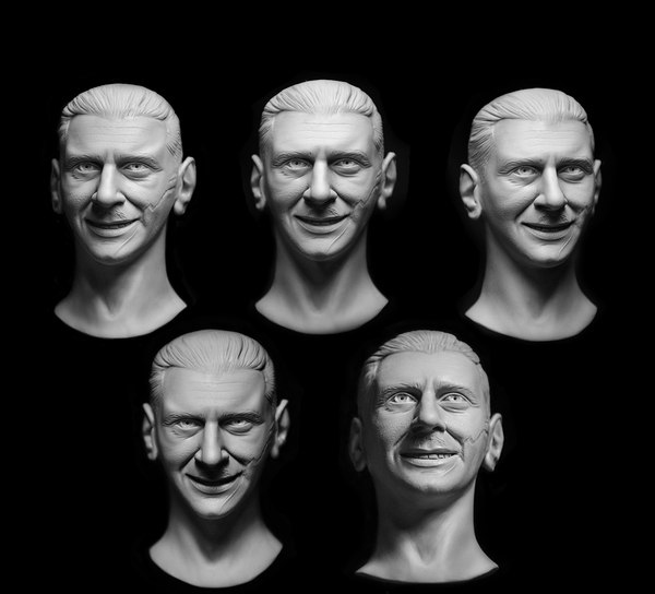 Headsculpt 1/6 scale – Otto Skorzeny