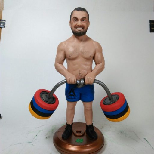 Сaricatures figures from photos – Weightlifter