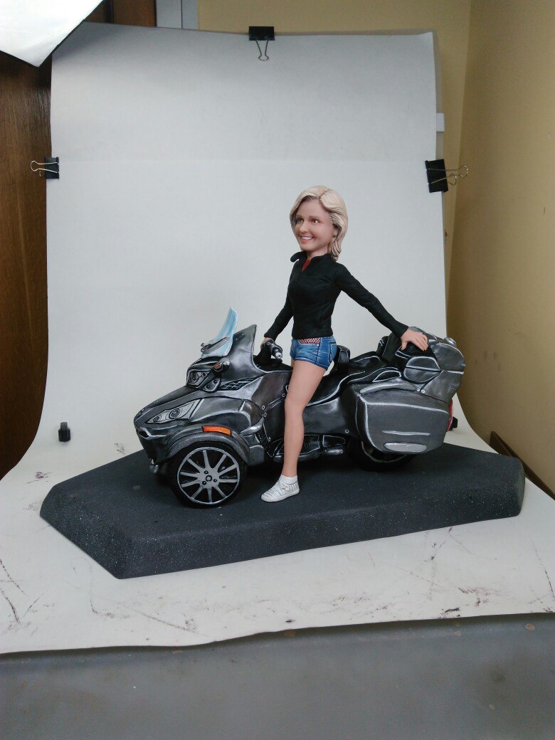 Сustom sport statue – Biker